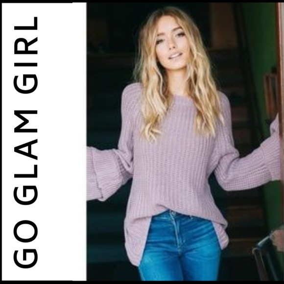 NWT Miracle Sweater Premium Knit Layered Bell Sleeve Sweater, Size S/M - Picture 4 of 9